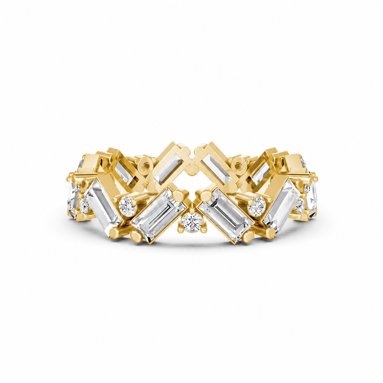 Nhẫn Vĩnh Cửu- RNN68 Vàng Gold vàng 10K/14K/18K/607 cao cấp, thanh lịch