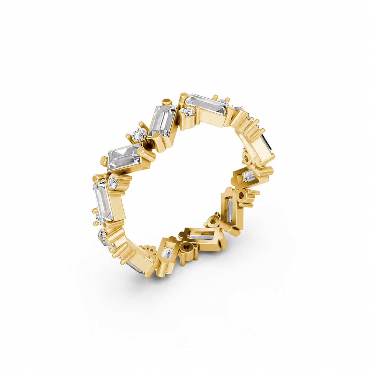 Nhẫn Vĩnh Cửu- RNN68 Vàng Gold thiết kế tinh tế, sang trọng